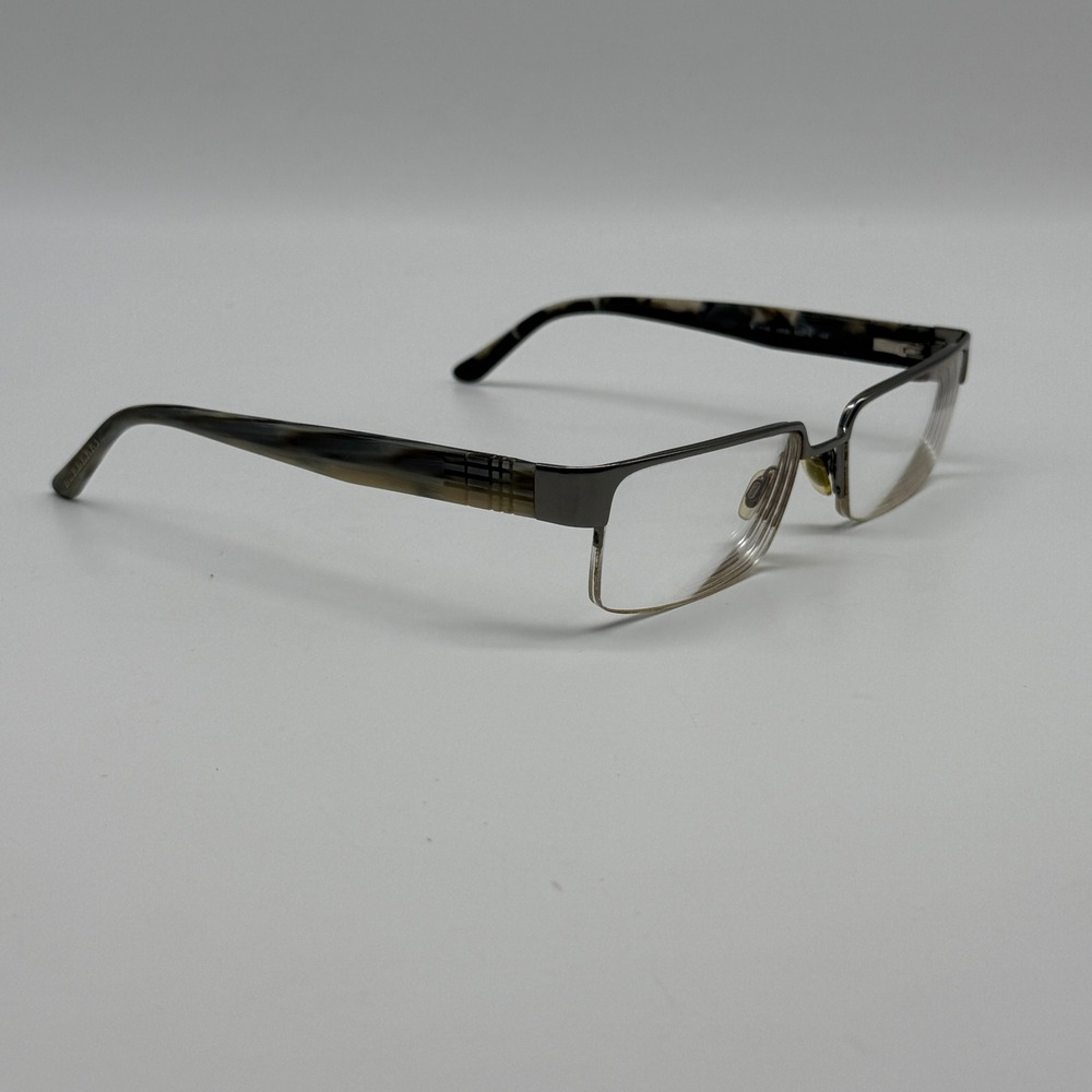 Burberry Eyeglasses Mens 53-18-140 Gunmetal B 1110 Semi Rimless *RIMS ONLY*